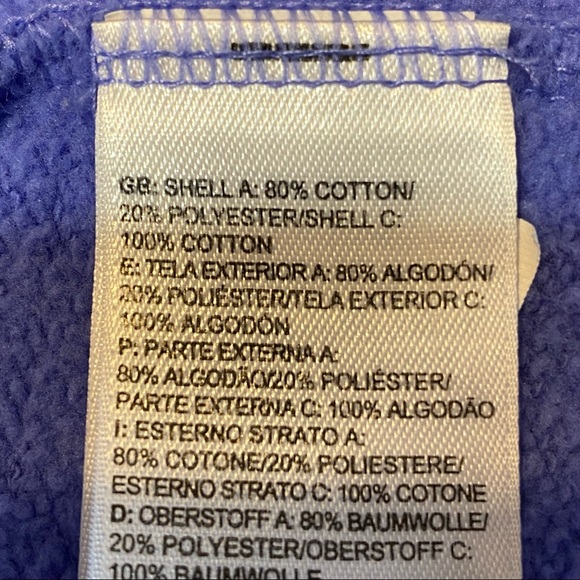 The North Face Periwinkle Blue Graphic Pullover Hoodie Size M - Picture 7 of 12